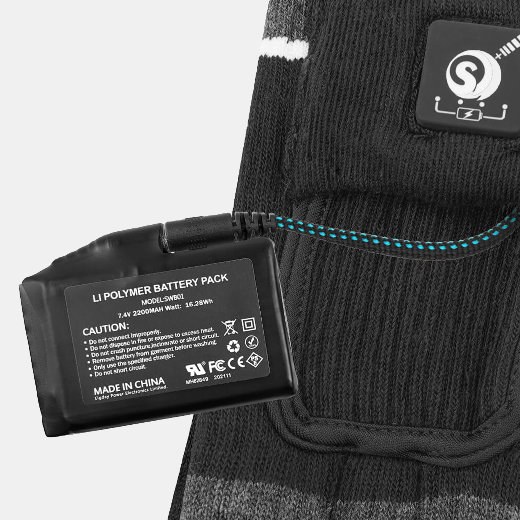 Savior Heat - Lämpösukat Musta Harmaa