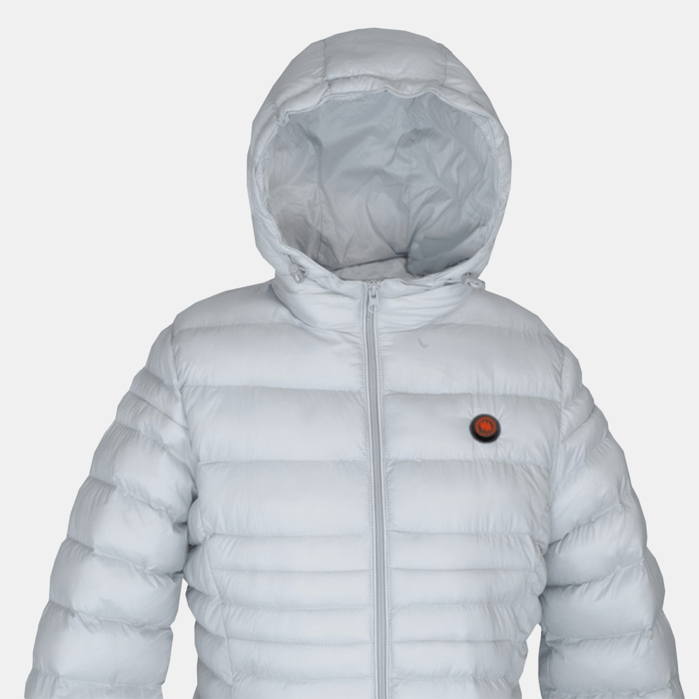 Glovii - Värmejacka Dam Ljusgrå, Värmejackor, från Glovii, hos Heat North