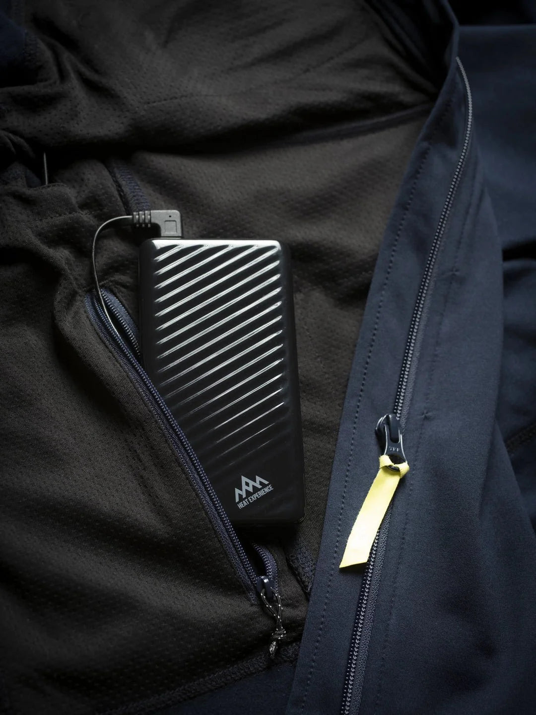 HeatX - Lämmitetty Anyday-vetoketjufleecepaita naisille, laivastonsininen/sininen