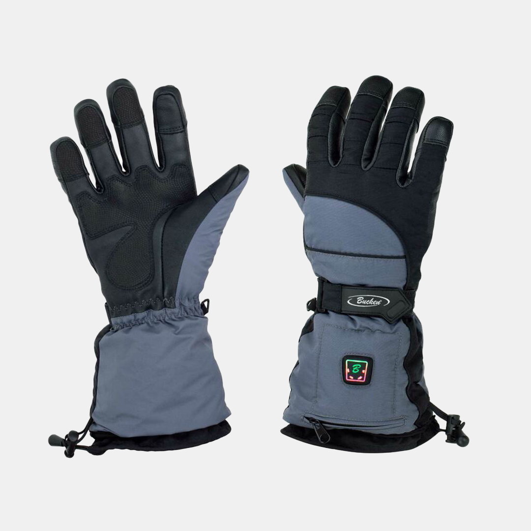 Bucken - Värmehandskar Svart/Antracit, Värmehandskar, från Bucken, hos Heat North