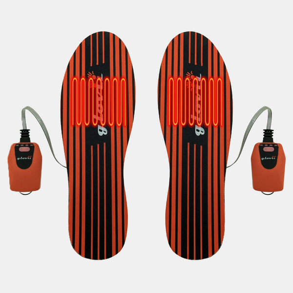 Glovii - Värmesulor för Skidåkning Ultratunna med Appstyrning