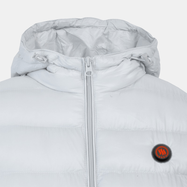 Glovii - Värmejacka Dam Ljusgrå