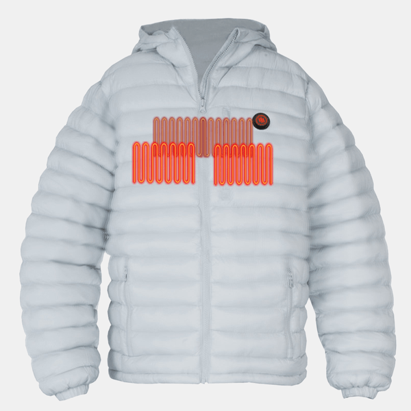 Glovii - Värmejacka Herr Vit