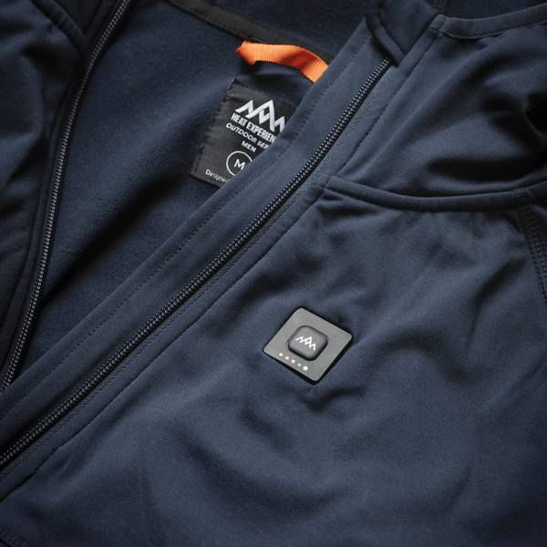 HeatX - Heated Anyday Zipfleece Herr Navy/Blå