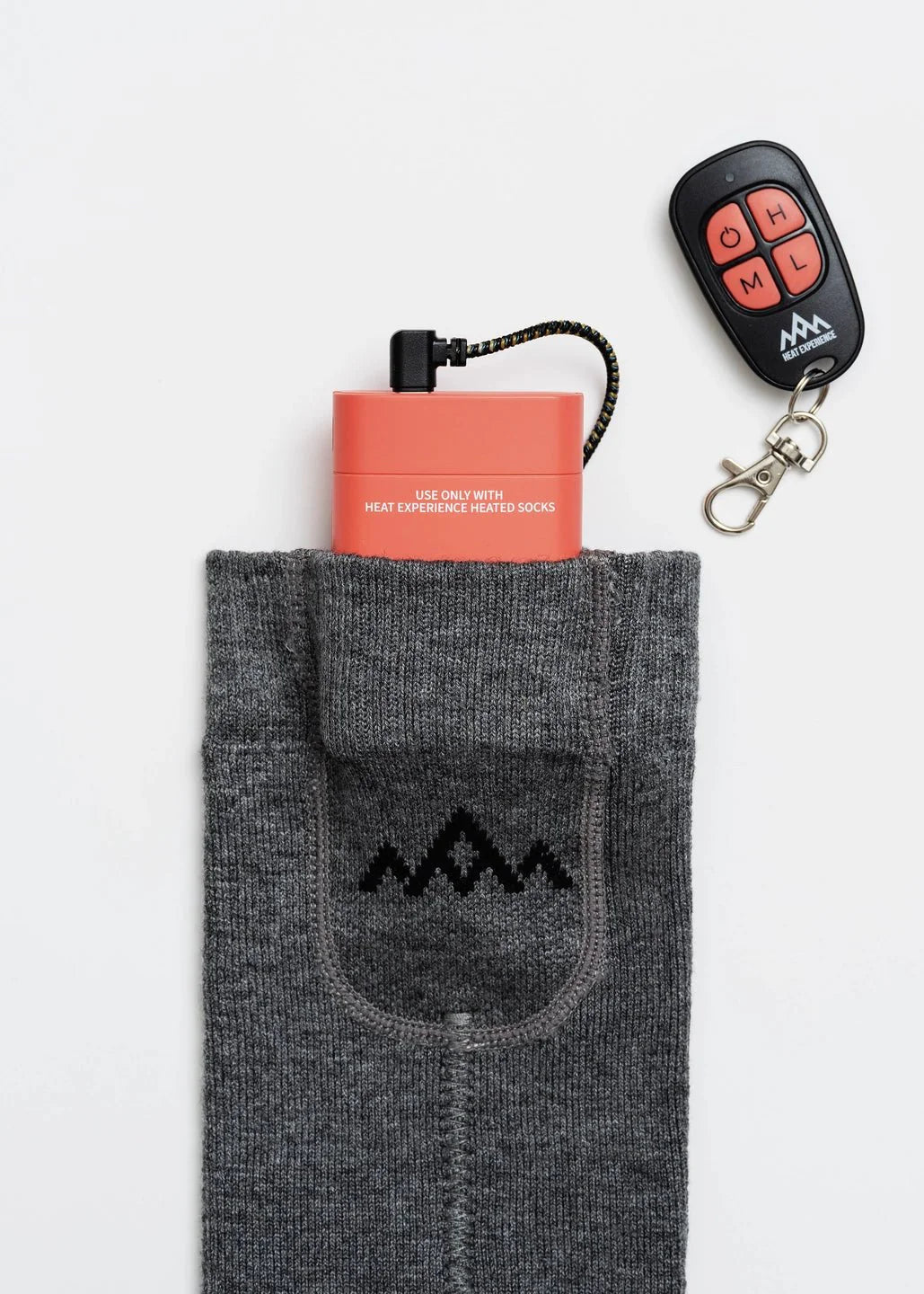 HeatX - Lämpösukat Everyday Oliivinvihreä paristolla