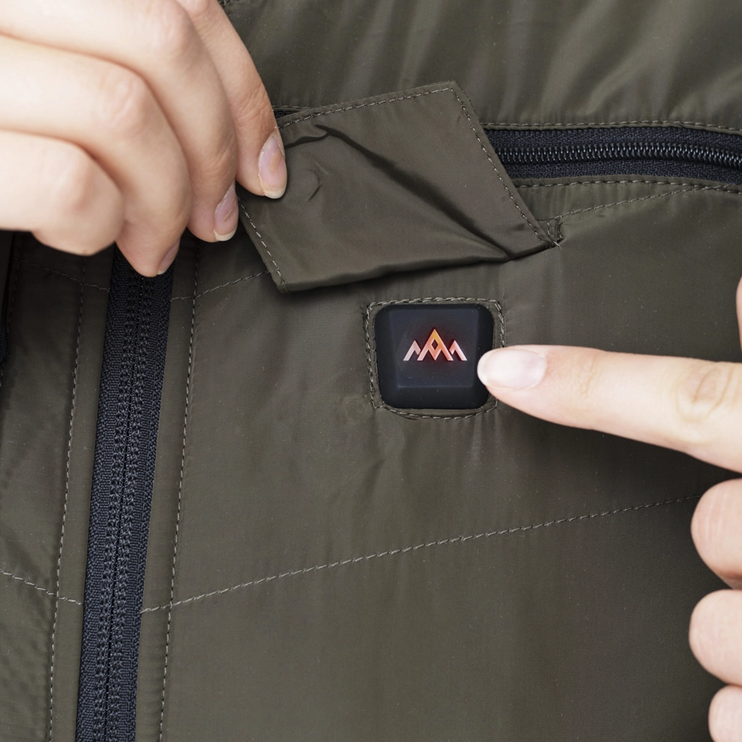 HeatX - Värmeväst Jakt Dam – Green/Black, , från Heat Experience, hos Heat North